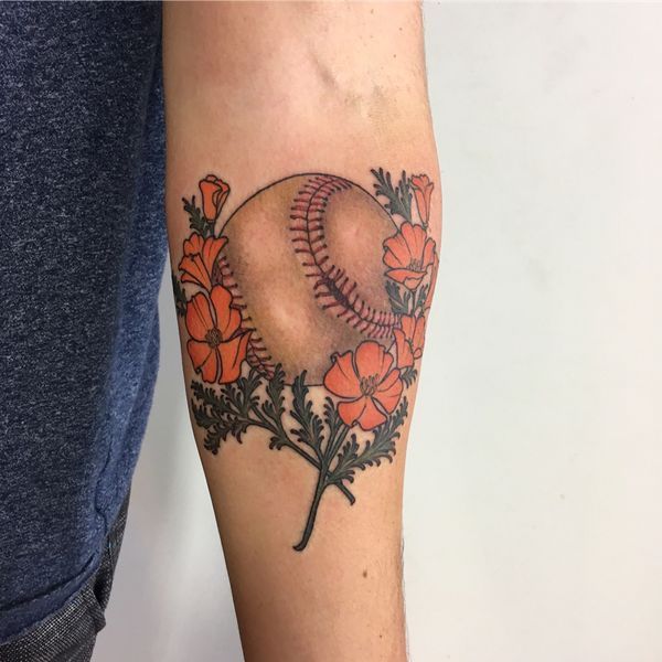 baseball bat tattoos