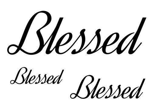 Small Simple Blessing Tattoo Designs (135)
