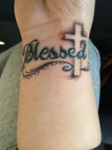 Small Simple Blessing Tattoo Designs (177)