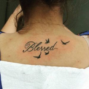 Small Simple Blessing Tattoo Designs (59)