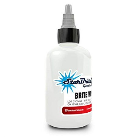 StarBrite Colors Sterilized Tattoo Ink Brite White 4 Oz
