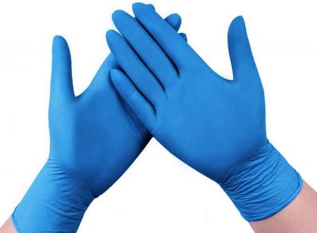 100 Pcs Nitrile Gloves, 4 Mils Disposable Gloves