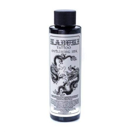 Kabuki Outlining Black By Skin Candy 4 Oz Bottle Tattoo Ink