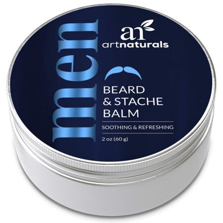 ArtNaturals Mustache And Beard Balm (2 Oz 60g) Natural Hair Wax Oil Leave In Conditioner That Soothes Itching