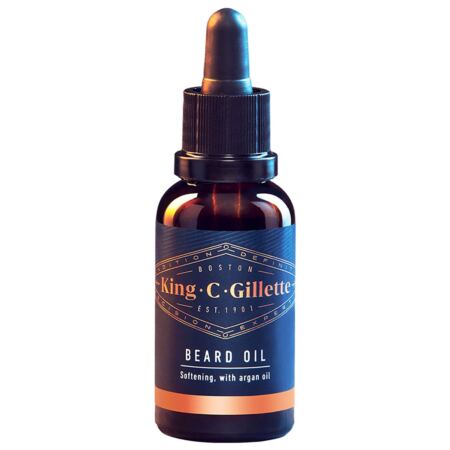 King C. Gillette Beard Oil, Infused With Argan, Jojoba, Avocado, Macadamia Seed, And Almond Oils