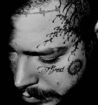 75+ Post Malone Tattoos with Meanings (2023) including New Cool Hidden ...