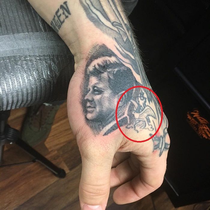 79 Tiny Eagle Tattoo