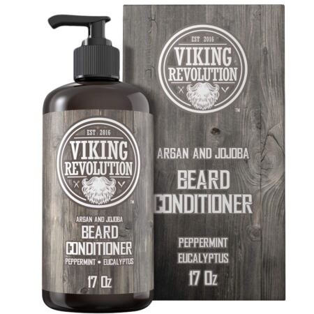Beard Conditioner WArgan & Jojoba Oils Softens & Strengthens Natural Peppermint And Eucalyptus Scent