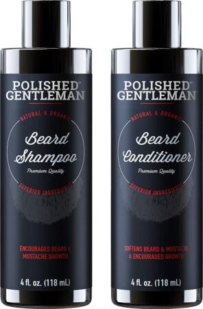 Beard Growth Shampoo And Conditioner Set Rapid Hair And Beard Growth Made In USA