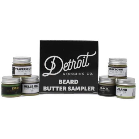 Detroit Grooming Co. Beard Butter Sampler Includes 6 Different Scent All Natural Beard Butters (0.5 Ounces Each)