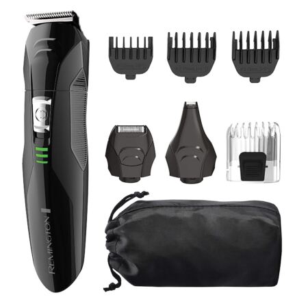 Remington PG6025 All In 1 Lithium Powered Grooming Kit, Beard Trimmer