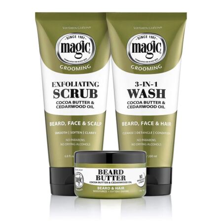 Softsheen Carson Magic Men's Grooming Conditioning Beard Butter With Cocoa Butter And Cedarwood Oil