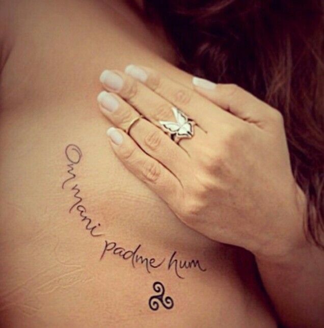 Tattoo Ideas Om Mani Padme Hum 3