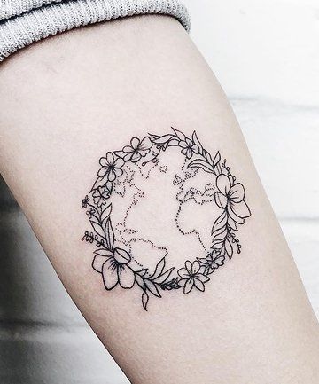 Earth Tattoo Ideas 9