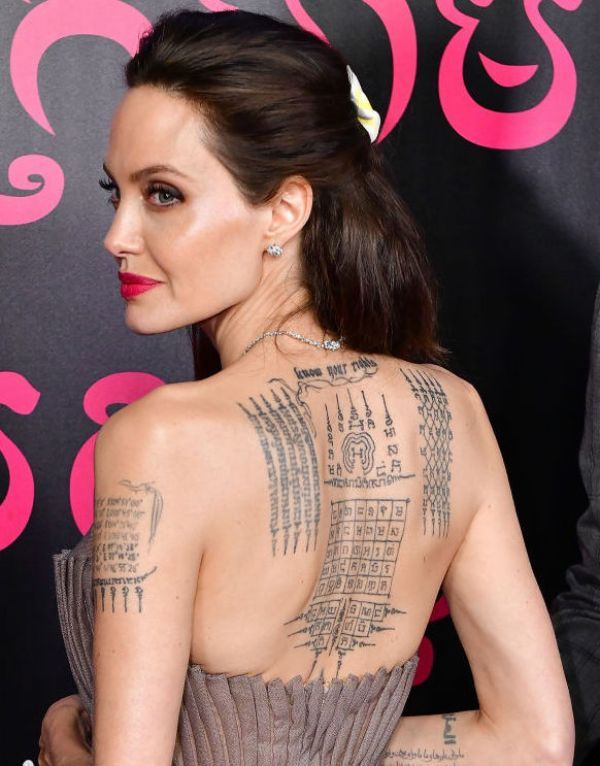 Diamond Armor Angelina Jolie Tattoo