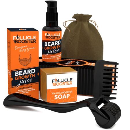 Follicle Booster Organic Beard Growth Kit