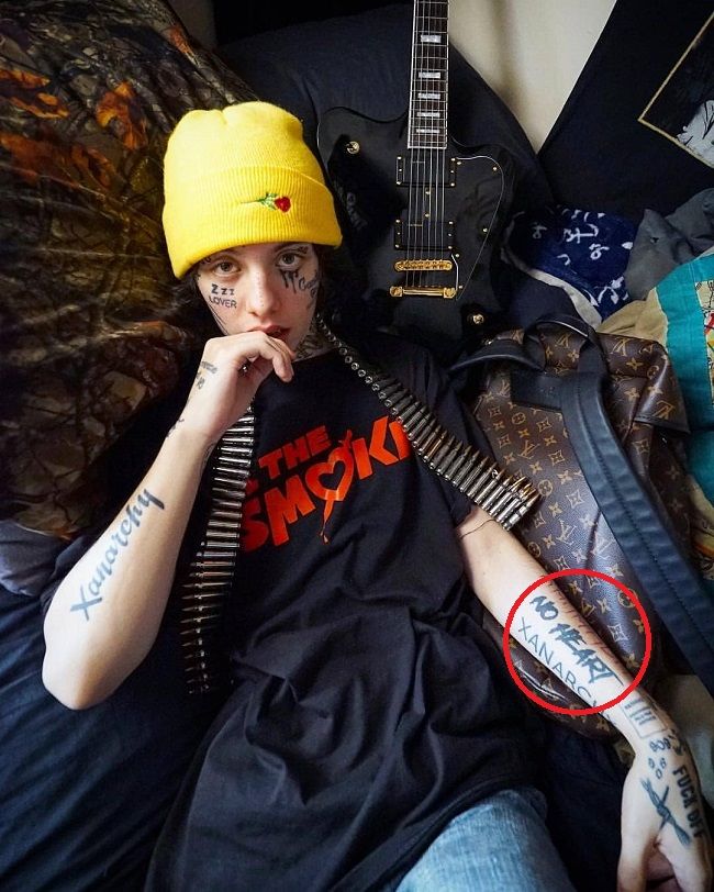 Lil Xan Tattoos No Heart