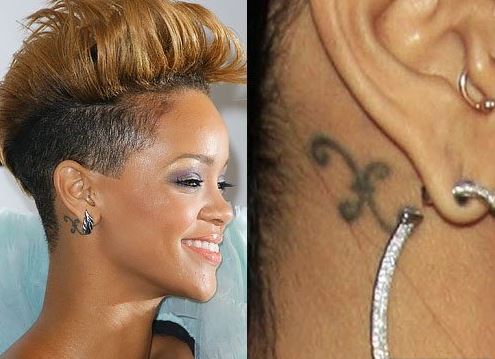Rihanna Tattoos Pisces