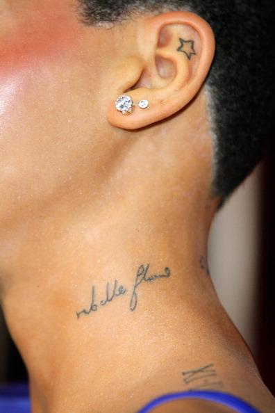 Rihanna Tattoos Rebelle