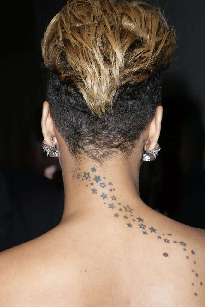 Rihanna Tattoos Star