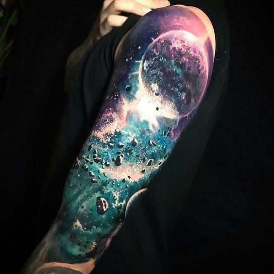 Space Tattoo Ideas 111
