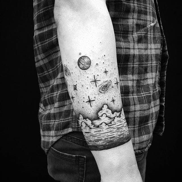 Space Tattoo Ideas 61