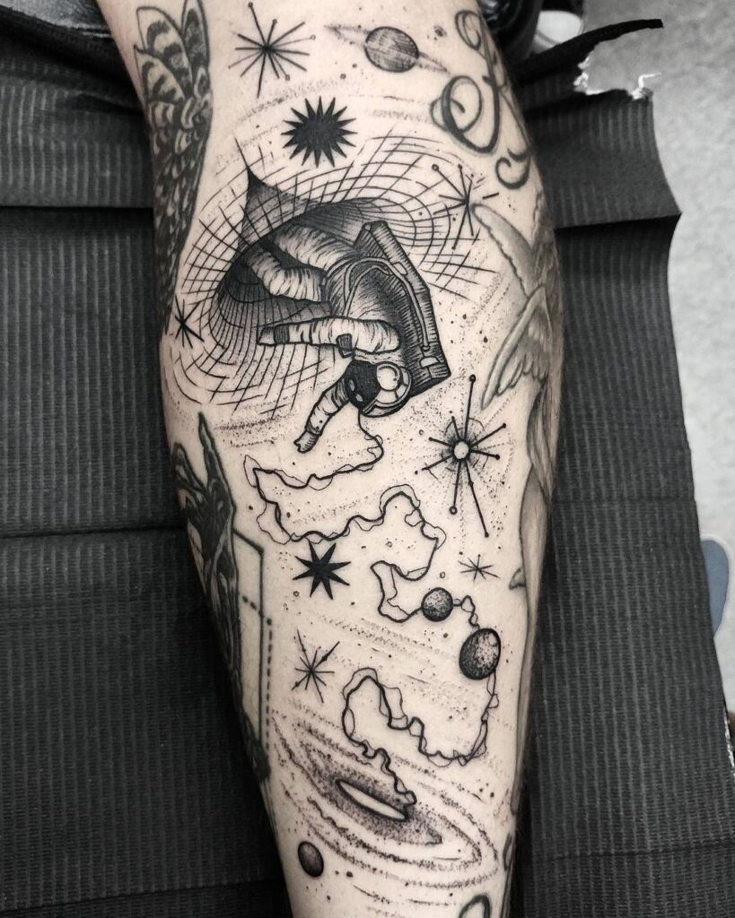 120+ Cool Space Tattoo Ideas - Galaxy, Universe Tattoo Designs -  TattoosBoyGirl