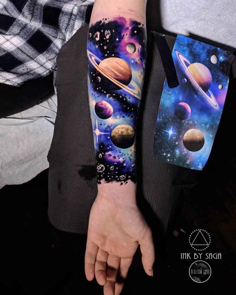 Space Tattoo Ideas 69
