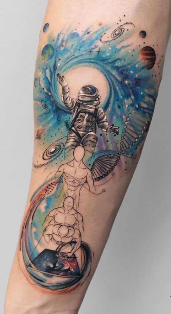 Space Tattoo Ideas 84