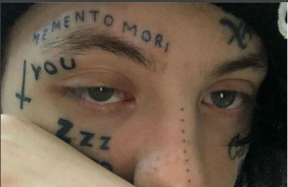 Lil Xan Memento Mori Tattoo