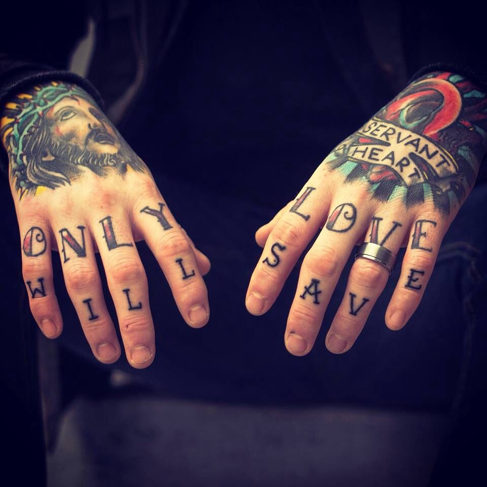 Knuckle Tattoos 110