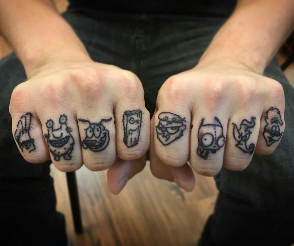 Knuckle Tattoos 122