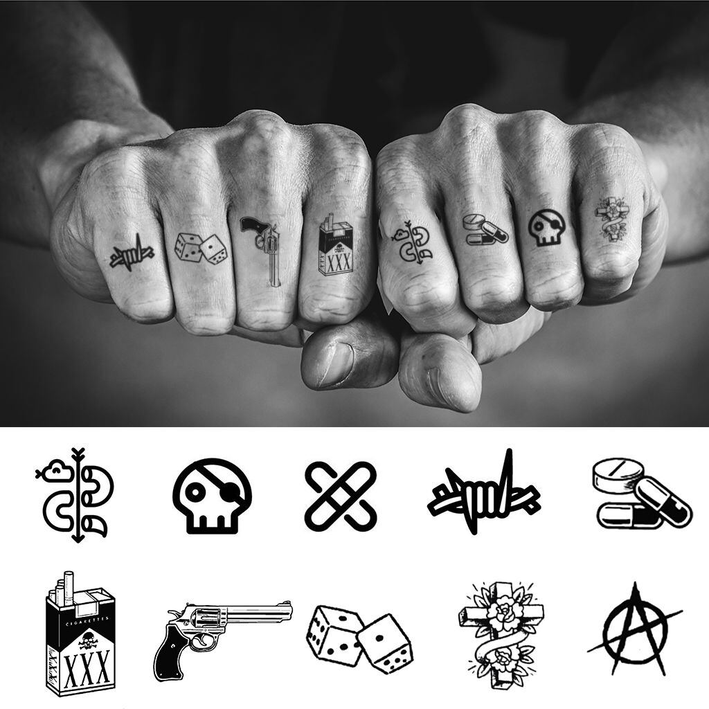 Knuckle Tattoos 139