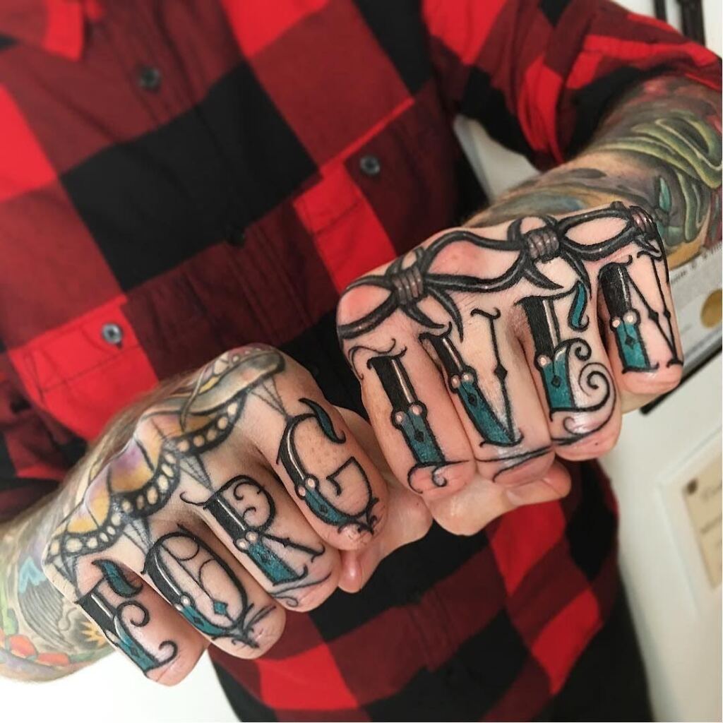 Knuckle Tattoos 142