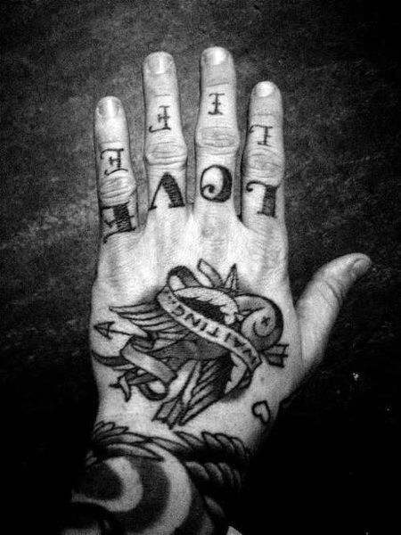 Knuckle Tattoos 44