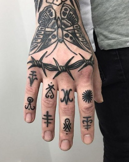 Knuckle Tattoos 5
