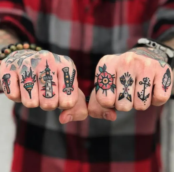 Knuckle Tattoos 6