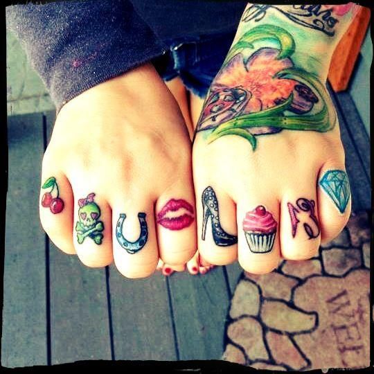 Knuckle Tattoos 73