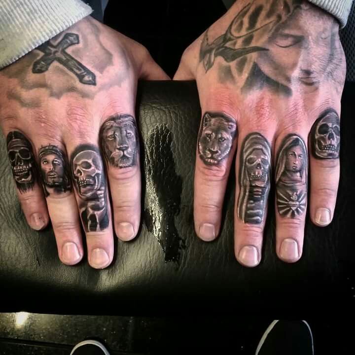 Knuckle Tattoos 85