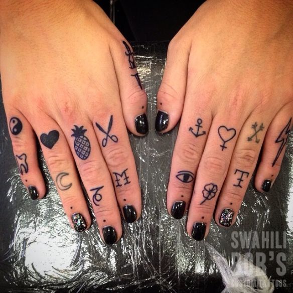 Knuckle Tattoos 98