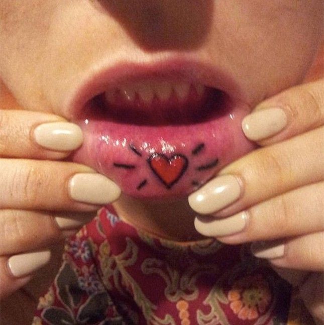 Lip Tattoo Ideas 52