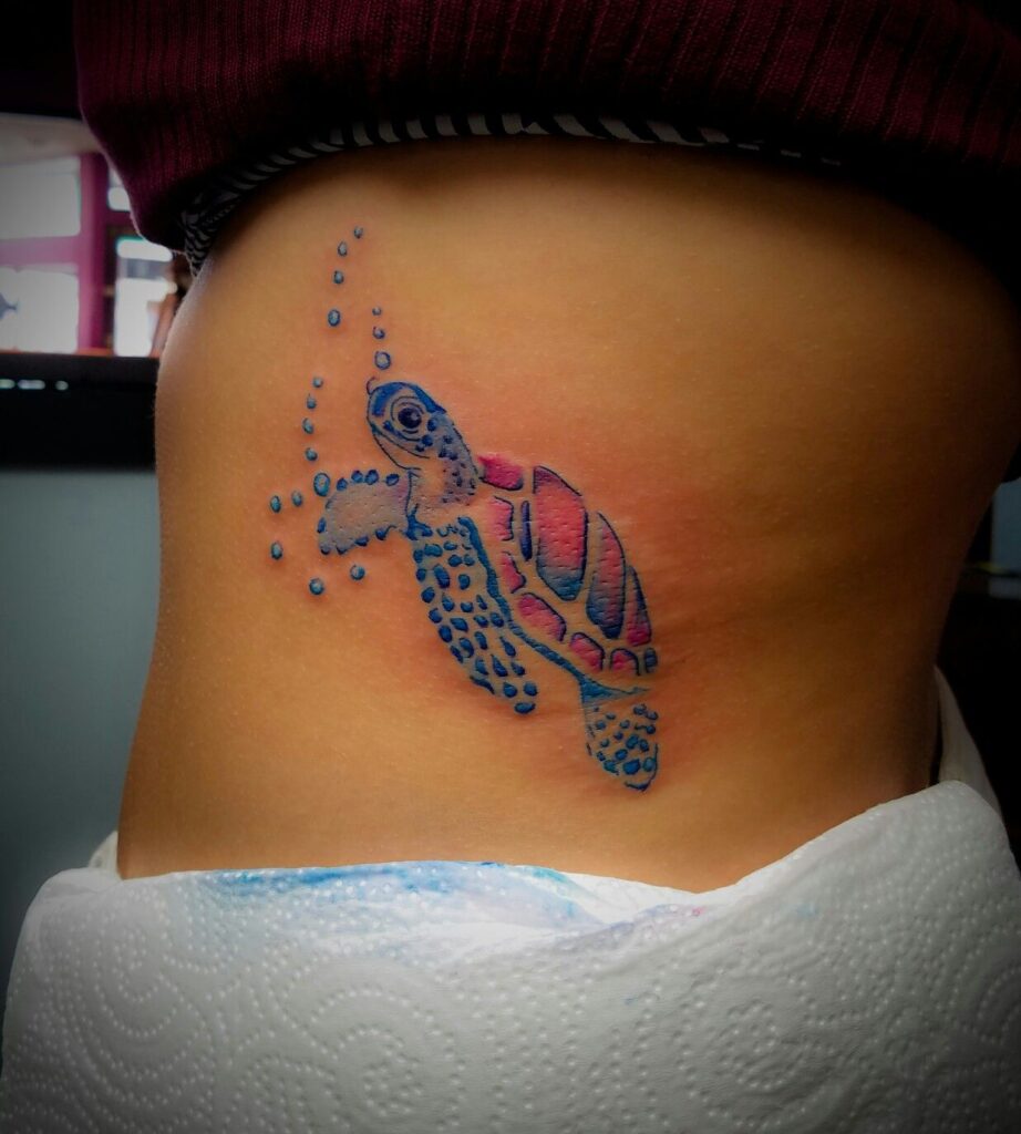 150+ Cute Sea Turtle Tattoos Designs with Meanings (2023) - TattoosBoyGirl
