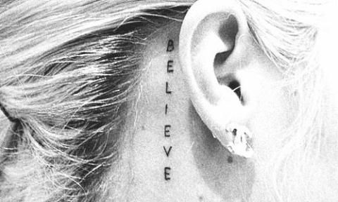 Behind The Ear Tattoos Designs 10
