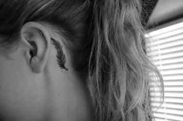 Behind The Ear Tattoos Designs 28