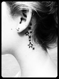 Behind The Ear Tattoos Designs 68