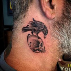 Behind The Ear Tattoos Designs 9