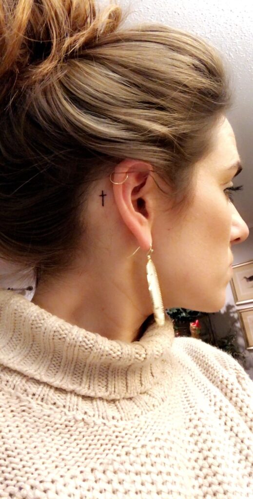 Behind The Ear Tattoo 113