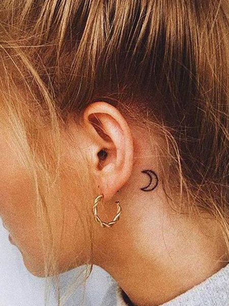Behind The Ear Tattoo 19