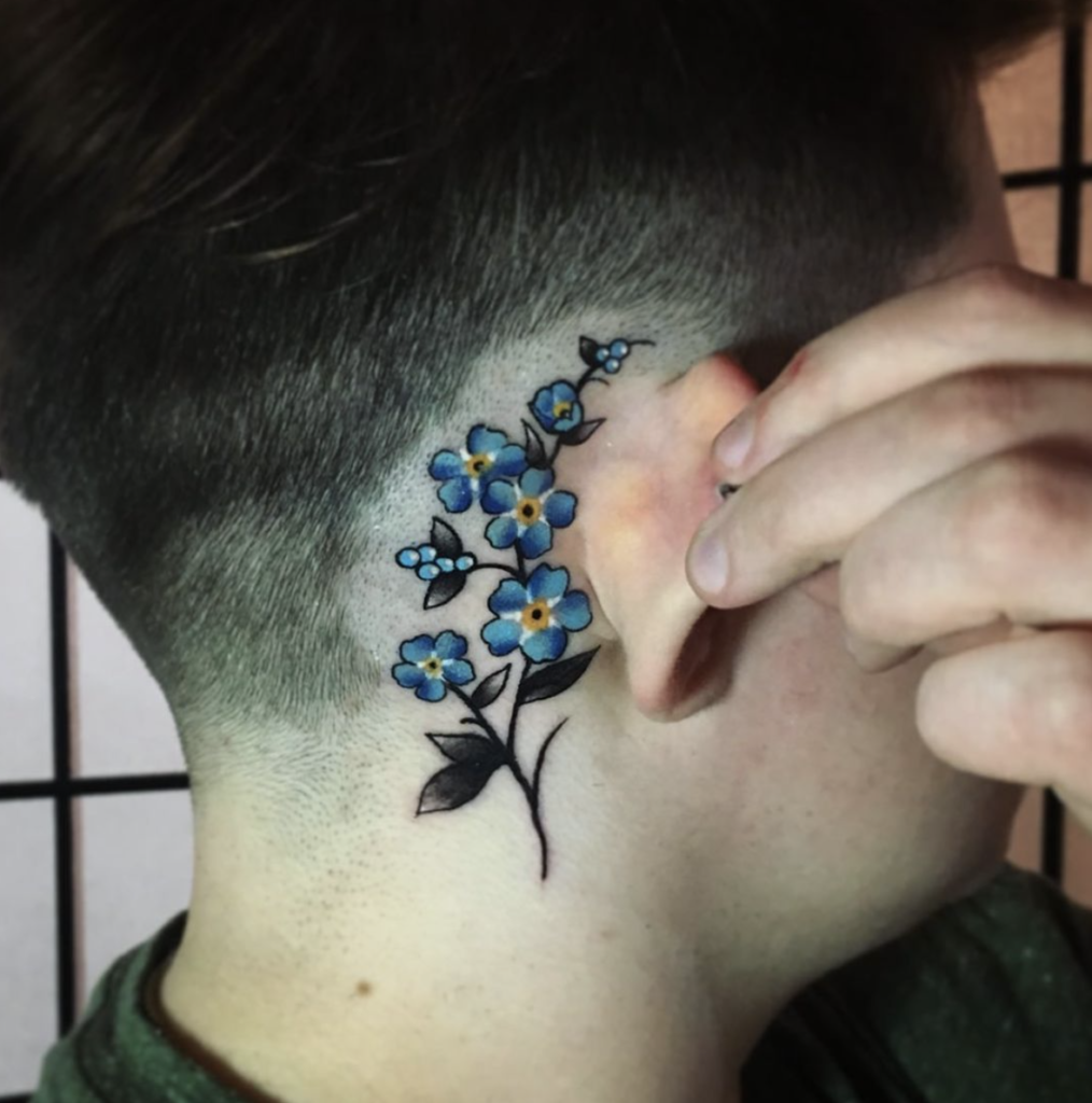 Behind The Ear Tattoo 31
