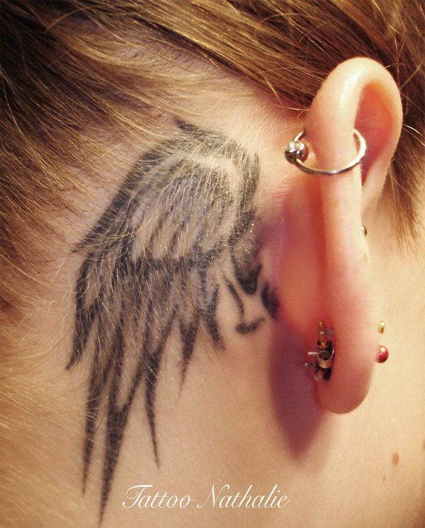 Behind The Ear Tattoo 42